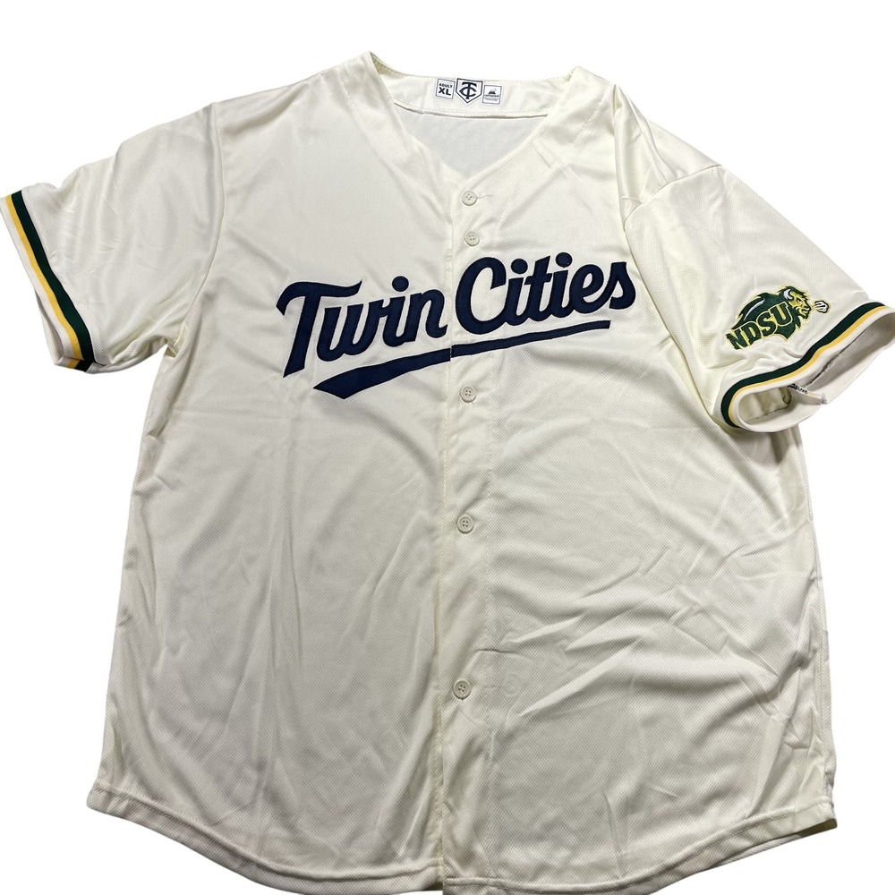 North Dakota State Bison Jersey Mens XL White NCAA Cotopaxi MN Twin Cities